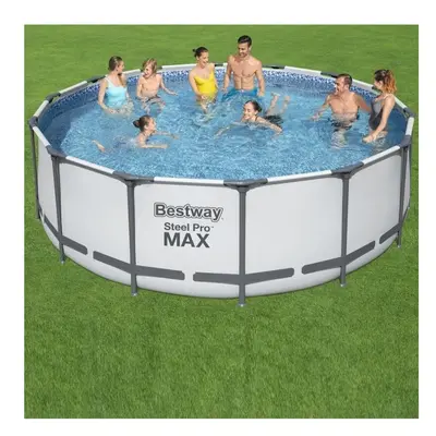 Bestway 14ft x 48in Steel Pro MAX Frame Pool Set