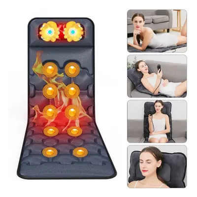 Electric Nodes Massage Mat Mattress Full Body Heat Pad and Shiatsu