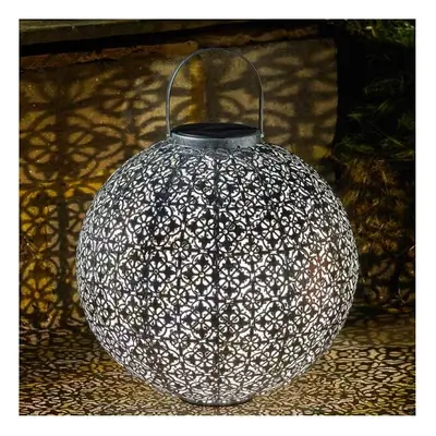 Garden JUMBO Solar Light Damasque Lantern African Design Decorative Ornament