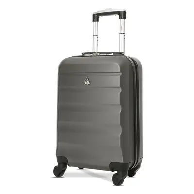 Aerolite Super Lightweight ABS Hard Shell Travel Carry On Cabin Hand Luggage Suitcase with Wheel