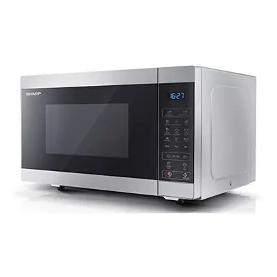 SHARP YC-MG51U-S 900W Digital Touch Control Microwave with L Capacity, 1000W Grill & Defrost Fun