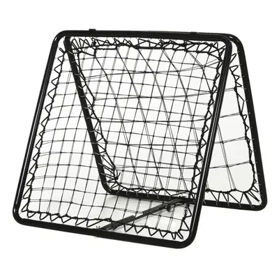 HOMCOM Adjustable Angle Rebounde Training Set w/ All Weather Double Layer Net