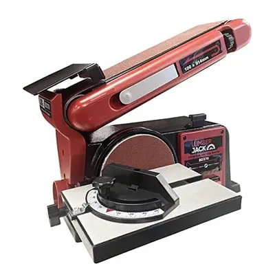 Lumberjack BD370 Benchtop Belt & Disc Sander 4" x 36" with Cast Iron Base