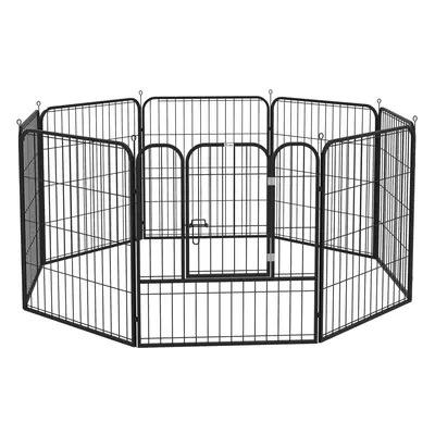 PawHut Panels Heavy Duty Puppy Play Pen for Small, Medium Dogs 79Hcm