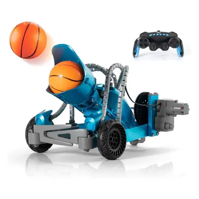 Top Race Remote Control RC Robotic Catapult - Metal Take Apart Robotic Ball Launcher/Shooter Arm