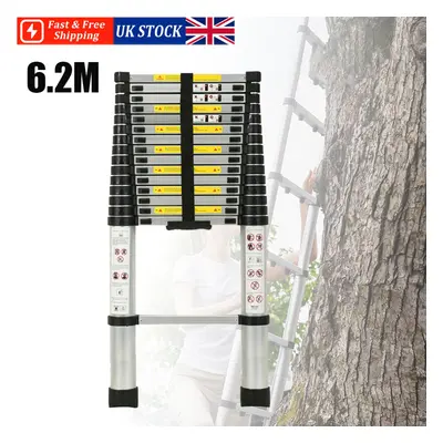 6.2M Telescopic Ladder Extendable EN131 Standard Aluminum Ladder