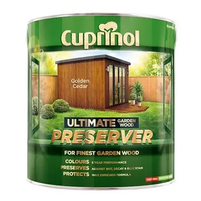 Cuprinol Ultimate Garden Wood Preserver Golden Cedar Litre