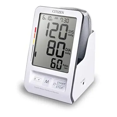 CITIZEN CHU456 Digital Blood Pressure Monitor for Home Use with Convenient Cuff Storage Holder a