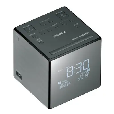 Sony XDR-C1DBP-CEK Rechargeable Battery Operated Pocket DAB/DAB+ Clock Radio