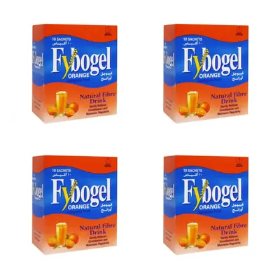 Fybogel Orange Sachets - Convenient Fiber Supplement in Zesty Orange Flavor ( Pack Of Boxes Each