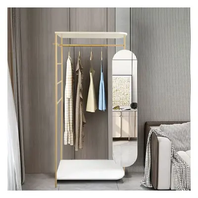 Modern Metal Clothes Rail with Mirror