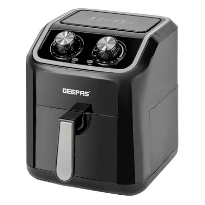 Geepas Digital Air Fryer Vortex Oven Oil Free 5L Black