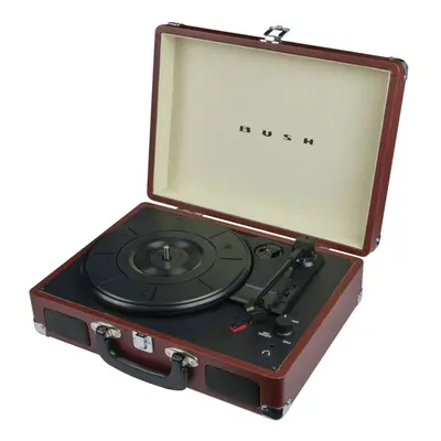 Bush Classic Portable Turntable - Brown