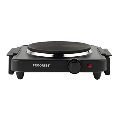 Progress EK4353P Single Electric Hot Plate, Table Top Cooking, Portable with Carry Handles & Non