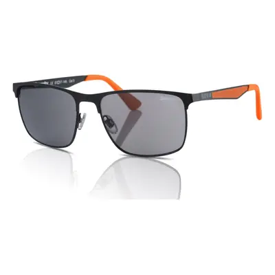 Superdry Ace Sunglasses Matte Black/Solid Smoke