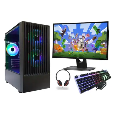 Gaming PC Bundle Intel i5 4th Gen 16GB RAM 1TB + 120GB SSD GT W10