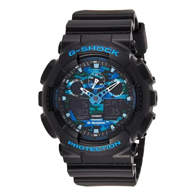 Casio G-Shock Graphic Dial Resin Quartz Men's Watch GA100CB-1A