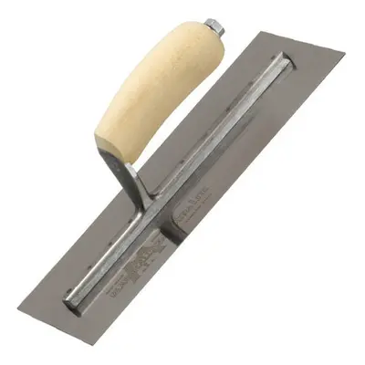 Marshalltown MXS1SS Finishing Trowel Stainless Steel 11" x 4.1/2" Shaped Wooden Handle