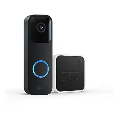 Blink Video Doorbell + Sync Module | Two-way audio, HD video, motion and chime app alerts, easy 