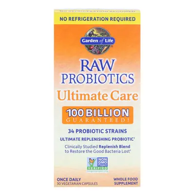 Garden of Life, RAW Probiotics Ultimate Care, Vegetarian Capsules