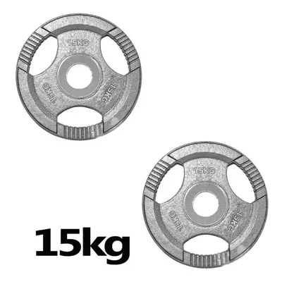 Olympic Inch Metal Weight Plates 15Kg (x1 Weight Plate)