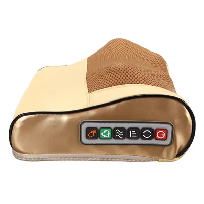 Electric Lumbar Neck Back Massage Pillow Cushion Infrared Heating Kneading Body Massager