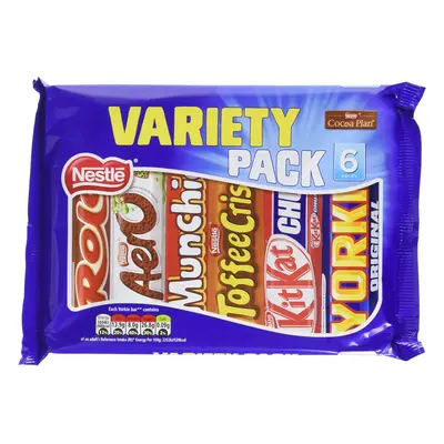 Nestle Mixed Multipack Chocolate Bars, g, Pack of x variety pack(total bars)