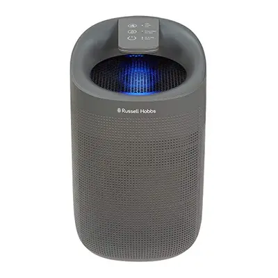 RHDH1101G Ozone Free 1L in Grey DehumidifierAir Purifier with HEPA Filter 20m2 Room Size LED Lig