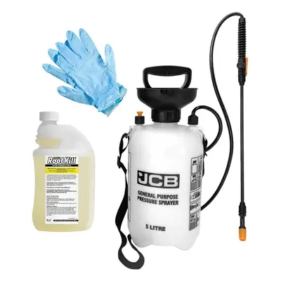 Weedblast RootKill Glyphosate 360g/L Weedkiller 1L JCB Sprayer 5L