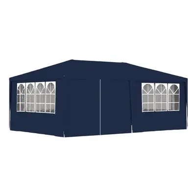 vidaXL Professional Party Tent with Side Walls 6m Blue Garden Canopy Gazebo