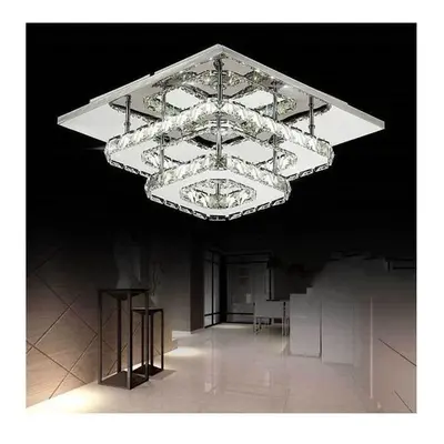 Modern 30cm 12W LED Crystal Ceiling lights chandeliers Aisle light, Cool white