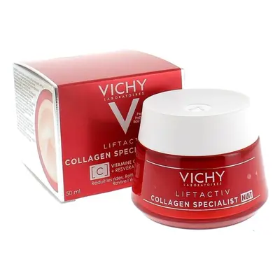 VICHY LIFTACTIVE COLLAGEN SPECIALIST NIGHT CREAM 50ML REDUCES WRINKLES