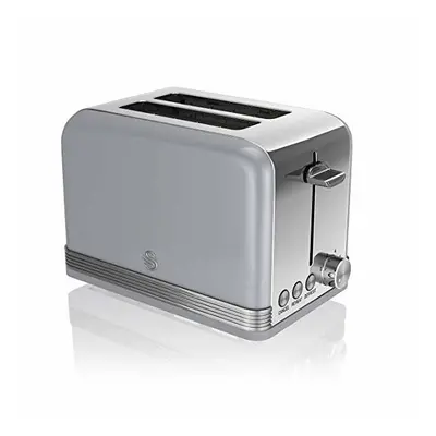 Swan ST19010GRN Retro 2-Slice Toaster with Defost/Reheat/Cancel Functions, Cord Storage, 815W, R