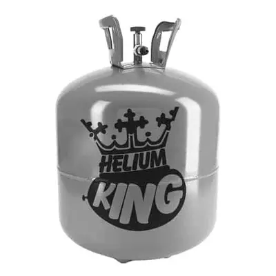 Helium King - Large Helium Gas Canister - Fills Up To x 9" Balloons