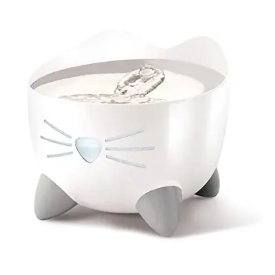 Catit PIXI Cat Water Fountain with stainless steel top