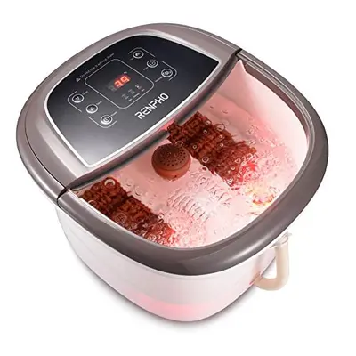 Foot Spa Bath Massager,RENPHO Motorized Foot Spa with Heat and Massage and Jets,Powerful Bubble 