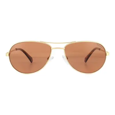 Polaroid Sunglasses PLD 2100/S/X AOZ HE Matte Gold Copper Polarized