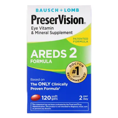 Bausch & Lomb, PreserVision, AREDS Formula, Eye Vitamin & Mineral Supplement, Soft Gels