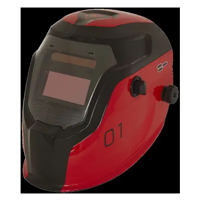 Welding Helmet Auto Darkening - Shade - Red