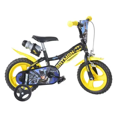 Dino Batman 12in Bike - Black/Yellow