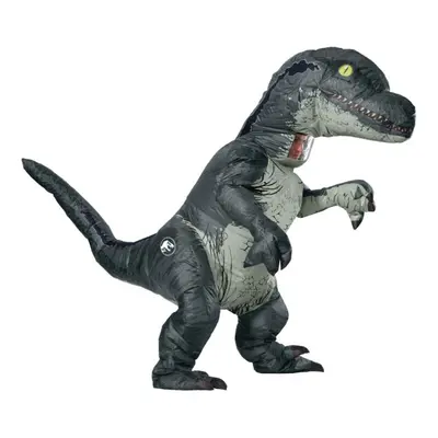 Official Rubies 820883NS Mens Inflatable Velociraptor Standard Adult Costumes Jurassic Park Worl