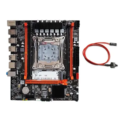 X99H Motherboard+Switch Cable Kit B85 Chip LGA2011-V3 DDR3X4 ECC Server Memory Slot M.2 NVME PCI