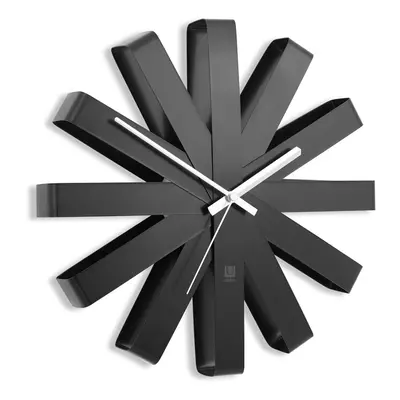 Umbra "Ribbon Wall Clock, Black