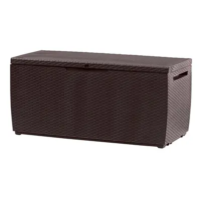 Keter Capri Outdoor Plastic Storage Box Garden Furniture, x 53.5 x cm, Brown