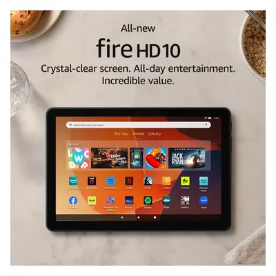 Amazon Fire HD tablet, built for relaxation, 10.1" vibrant Full HD screen