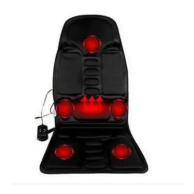 Heated Back Massage Seat Top Car Home Office Seat Massager Thermal Vibration Cushion Backrest Ne