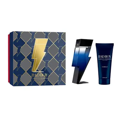 Men's Perfume Set Carolina Herrera Bad Boy Cobalt (2 pcs)