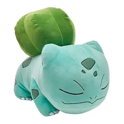 PokÃ©mon 18â Plush Sleeping Bulbasaur - Cuddly Must Have Fans- Plush for Traveling, Car Rides,