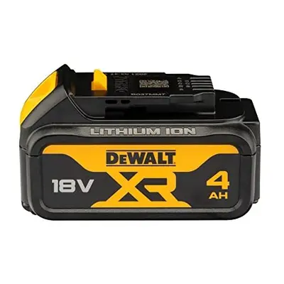 DEWALT DCB182-XJ 18V XR Lithium-Ion Battery, Black/Yellow, 4.0Ah