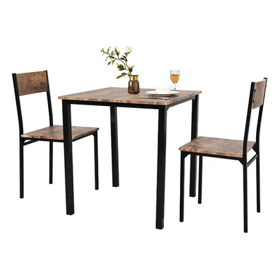 (Brown: Chairs) 3/4pcs Dining Table Set Chair Dining Table Bench